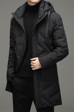 BW616钱塘2020-2中年男士冬季厚款长款商务休闲新款羽绒服P300，男装羽绒服，钱塘207-2