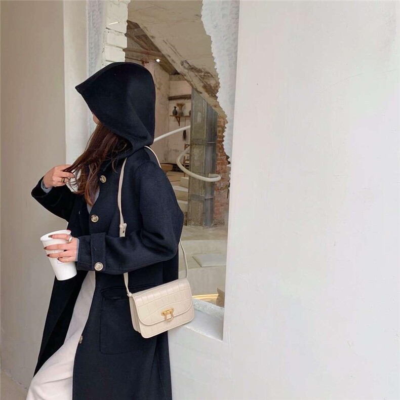 韩风戴帽羊绒大衣，其它，郭郭家