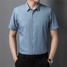 AD62202钱塘2020-3夏季新款男士休闲短袖衬衫P65，男装衬衫，钱塘207-3