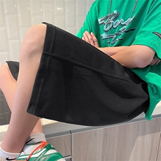 DK008-特P26休闲时尚短裤男夏季港风宽松潮牌五分裤，男装牛仔裤，电商D310B