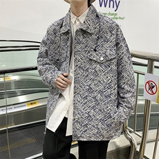 2023新款春季港风牛仔时尚中性牛仔夹克JK826-P75，男装夹克，星座1103-3