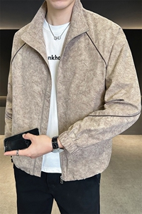 秋季外套男2025新款立领休闲百搭男士夹克C317-J7708-P115图片