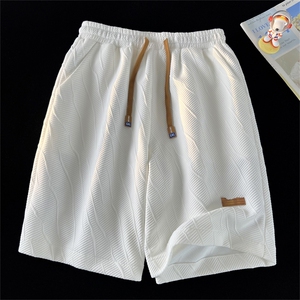 23新款美式肌理感贴标宽松短裤A316-1-k1130p35控48图片