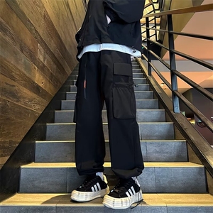 美式大口袋工装裤男春秋马丁靴裤子机能伞兵冲锋裤K4941-P40图片