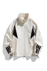 春季新款中性风三防户外夹克男立领冲锋衣外套DSA157B-JK1563-P65，男装夹克，电商A157B