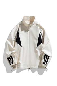 春季新款中性风三防户外夹克男立领冲锋衣外套DSA157B-JK1563-P65图片