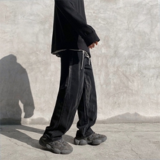 牛仔裤痞帅高街男宽松韩版S-3XL直筒潮牌ins秋冬长裤K1851-P40，男装休闲裤，星座512-2