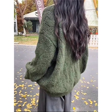 绞花圆领毛衣男款秋冬美式复古慵懒风针织衫内搭打底衫ZMY19，男装T恤，星座208-5