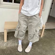 美式复古纯色工装休闲七分裤小众水洗宽松男女潮流日系XA226，男装休闲裤，星座1116A（原606A-3）