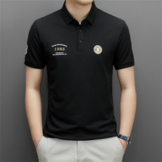 夏季短袖POLO衫中青年男装时尚百搭商务休闲翻领t恤QS3035-P70，男装Polo衫，星座1105-3