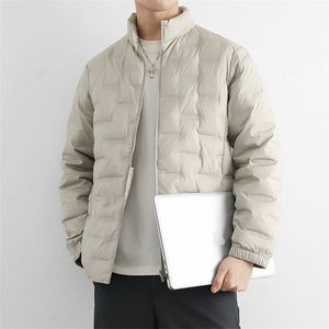 潮牌立领羽绒服男士2025冬季加厚保暖面包服休闲短款外套男装图片