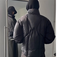 【有货】DM8211-P103美式立领解构多拉链宽松百搭棉衣棉服外套男，男装棉衣，星座603-2