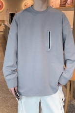 311B-1-7901-P28控58高街时尚套头卫衣长T重磅宽松休闲百搭上衣，男装卫衣，星座311B-1