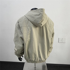 美式高阶秋冬连帽拼接夹克痞帅百搭情侣外套J56017TP95，男装夹克，电商A247