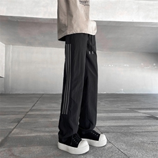夏季新款冲孔速干条纹裤子薄款运动休闲长裤，男装休闲裤，星座410-6（原星座1304-1）