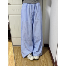 蓝色条纹休闲裤子男W18-P38，男装休闲裤，星座1007（原301D）