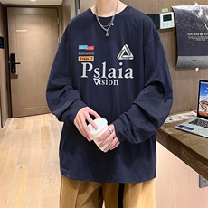 抖音得物供货量大从优可提供视频美式长袖T恤CT769特P25，男装T恤，电商A486-1