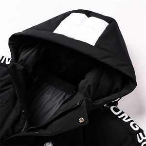 羽绒服男短款2023冬季新款休闲连帽外衣纯色男装外套GR69058-P305图片