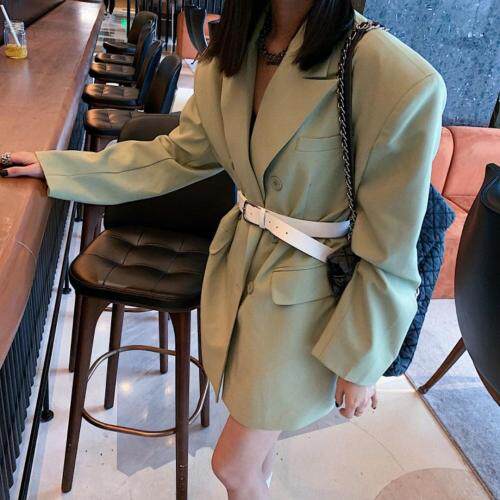 腰带西装，女装西装，last name