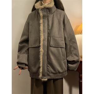 主推冬季新款宽松/座山雕加厚外套潮加厚棉衣XZ102B-1M801-P135图片