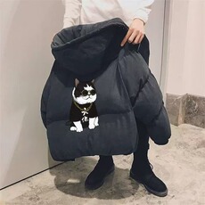 加厚新款面包连帽棉服保暖学生潮棉袄冬季棉衣男女外套TT638P70，男装棉衣，星座1013-5