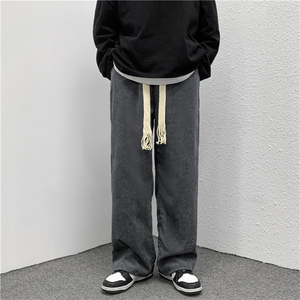 秋冬新款宽松灯芯绒休闲裤潮流百搭直筒裤A161-2-G3019-P35图片