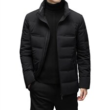 羽绒服男士2023年冬季新款立领休闲保暖休闲外套SNNYR862028-P245,男装羽绒服,电商B212（原钱塘6029）