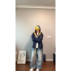 1506-1/WW051/P47款卫衣港风宽松简约连帽卫衣开衫男女同款，男装卫衣，星座1506-1