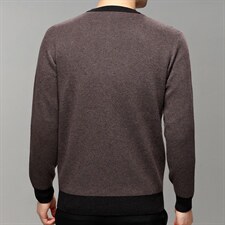 2023新款春秋季薄款针织开衫外套男宽松上衣中年毛衣时尚潮流男装，男装针织衫/毛衣，电商B212（原钱塘6029）