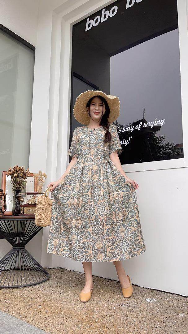 纯苎连衣裙小衫裤子裙子衬衣 时尚风 风淑女风休闲风，女装连衣裙，川哲