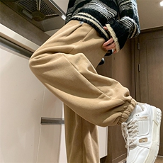 特价P23！！！雪尼尔羊羔绒加厚加绒卫裤欧棉绒大码运动裤男K945，男装休闲裤，电商D206-1