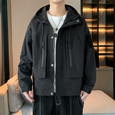 春款现货中性风三防户外夹克男连帽冲锋衣外套DSA157B-J127-P65，男装夹克，电商A157B