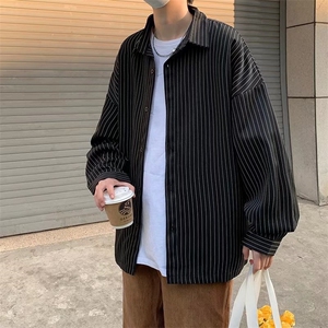长袖衬衫男港风潮流C68P33图片