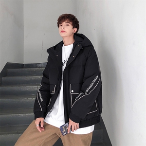 含ins冬季新款80白鸭绒连帽羽绒服男DS-B293-A709图片