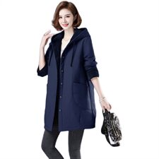 2024年新品棉服中长款加厚保暖棉衣纯色3973款，女装棉衣/棉服，秋牧寒烟