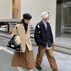 D652-P58设计感小众西装外套潮牌宽松冷淡风西服高级感炸街上衣，男装夹克，星座603-2