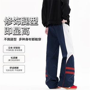 美式休闲潮牌直筒宽松cleanfit百搭工装休闲裤子K06573-P45图片