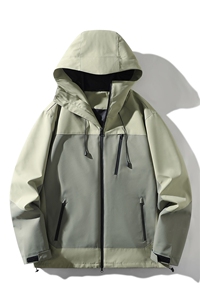 新款男女高品质户外登山服青少年学生冲锋衣夹克外套HS6607图片