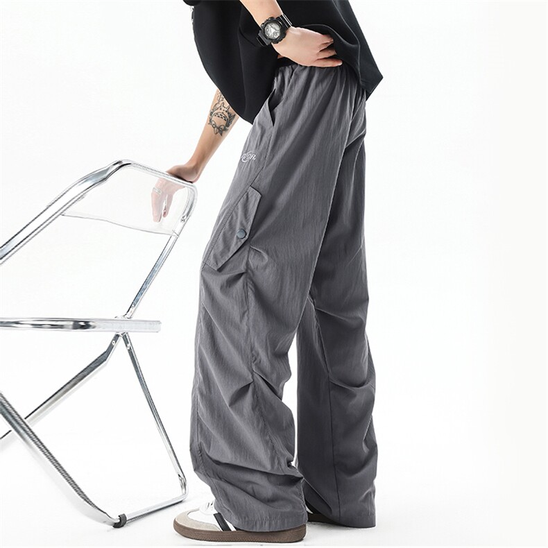 夏季新款卫裤男高街潮ins潮牌直筒休闲长裤潮流韩版AK0615-P45,男装休闲裤,星座308B-2
