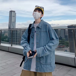 牛仔夹克男大码牛仔外套男茄克X135-P60图片