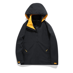 春秋冬三合一冲锋衣保暖连帽外套男女款防风防水户外服SZ618-P140图片