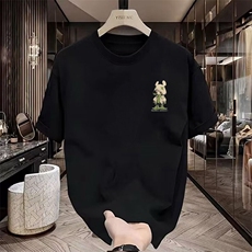 1506/QC4430/P28新款潮牌印花t恤ins潮流痞帅炸街上衣男生体恤，男装T恤，星座1506