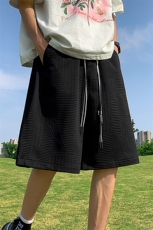 肌理感休闲短裤男夏美式宽松抽绳五分运动裤中裤XZ514-2-1533-P38，男装牛仔裤，星座514-2(原B239)