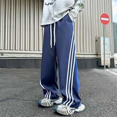 2024秋季新款外景大码潮三条杠冲锋裤M-5XHK24647-特P35，男装休闲裤，电商A022