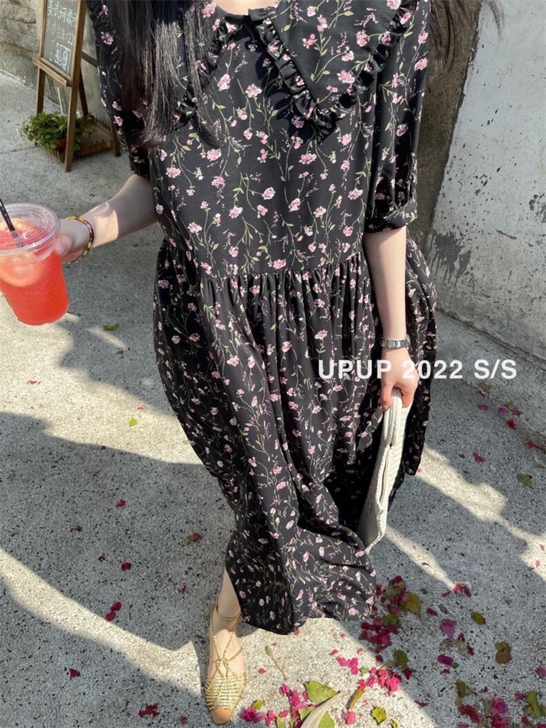 【现货】夏季新款碎花连衣裙，女装连衣裙，UPUP