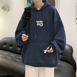 抖音供货、重磅360克现货字母印花连帽卫衣宽松 HD019-1-LMWY4451图片