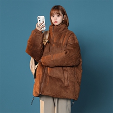 情侣麂皮绒棉服男冬新款情侣棉衣外套加厚棉袄羽绒服MY8805-P68，男装棉衣，星座205-1