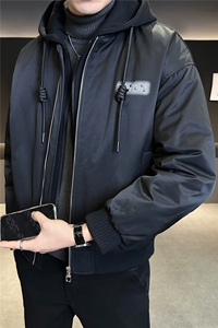 M-4XL B353 3306 P220 黑可拆帽2025羽绒服【标50控活动价338】图片