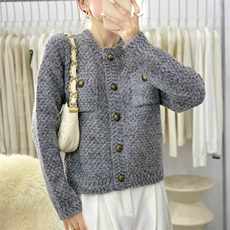 休闲时尚简约百搭高级感短外套，女装短外套，凯思米羊绒