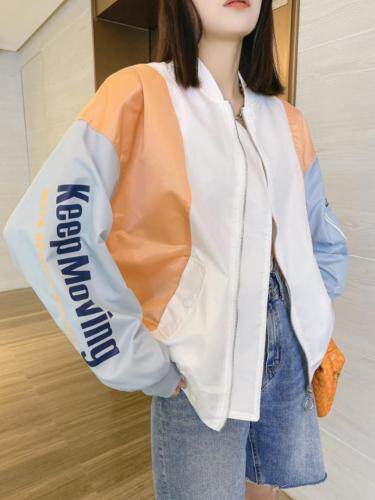 拼色外套，女装，娇姿百合